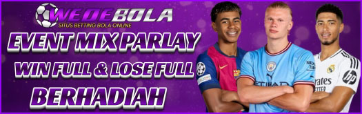 bonus cashback mixparlay wedebola